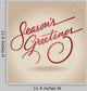 'season's greetings' hand lettering (vector) Wall Mural