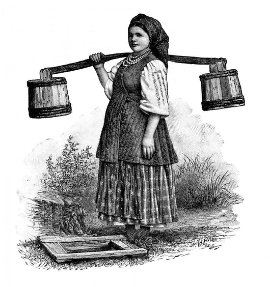 Woman Traditional Easteuropean Peasant