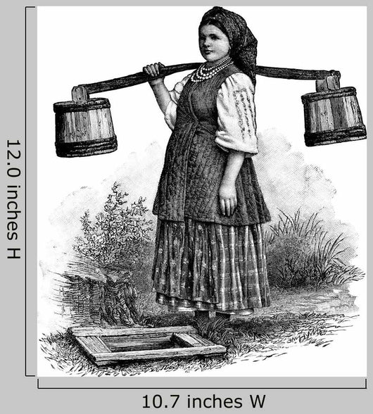 Woman Traditional Easteuropean Peasant