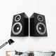 Two Speakers Wall Decal