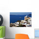 Architecture on Santorini island, Greece Wall Mural