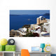 Architecture on Santorini island, Greece Wall Mural