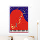 festive grand piano Wall Mural