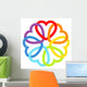 Rainbow connected hearts Wall Decal