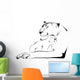 Vector Lioness with Her Wall Mural
