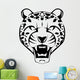 cheetah face Wall Decal