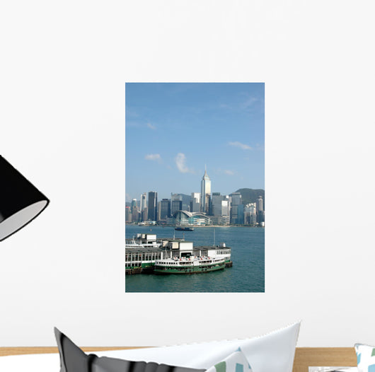 Victorial habor in Hong Kong Wall Mural