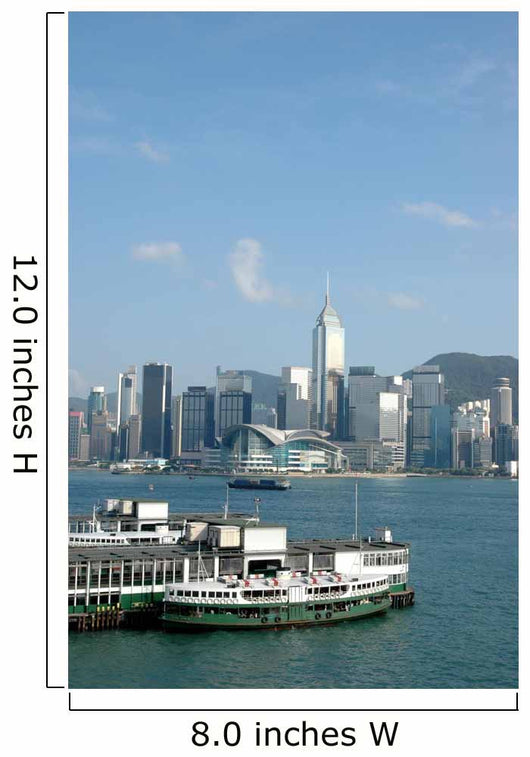 Victorial habor in Hong Kong Wall Mural