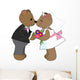 Teddy Wedding Wall Decal
