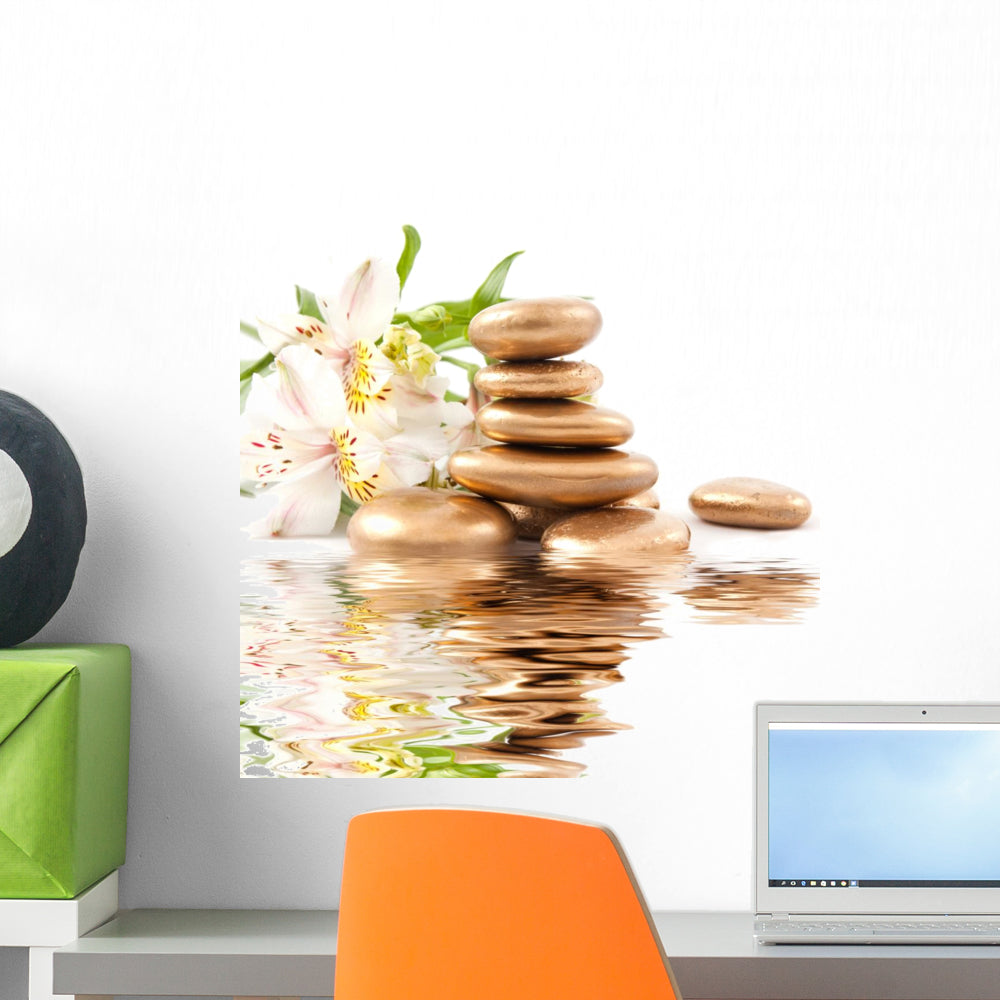 Golden Spa Stone and Wall Decal – Wallmonkeys