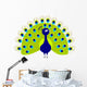 Peacock Cartoon Wall Decal