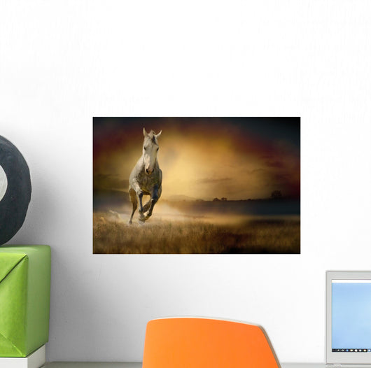 White Horse Sunset