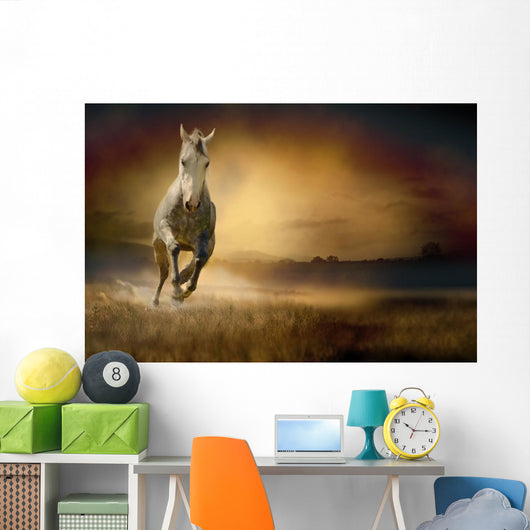 White Horse Sunset