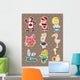 Alice in Wonderland stickers Wall Decal