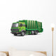 Green Garbage Truck