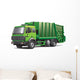 Green Garbage Truck
