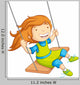 Vector Illustration Baby Girl