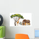 African Animals Wall Decal