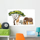 African Animals Wall Decal