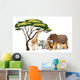 African Animals Wall Decal
