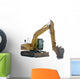 Excavator Wall Decal