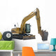 Excavator Wall Decal