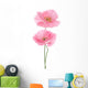 Pink Poppy Wall Decal
