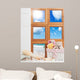 Bathroom Window Wall Mural