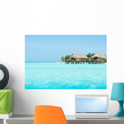 Transparent Water and Bungalows