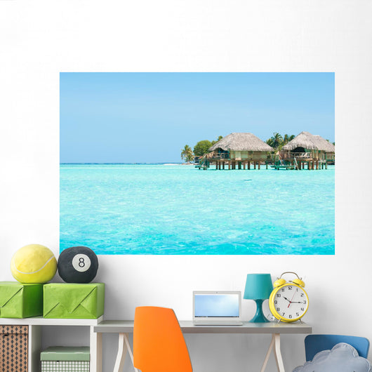 Transparent Water and Bungalows