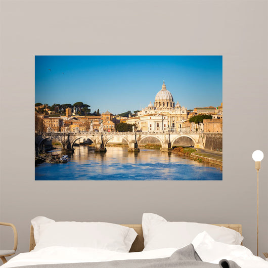Tiber and St Peter's