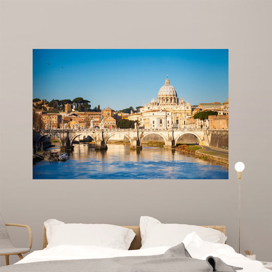 Tiber and St Peter's