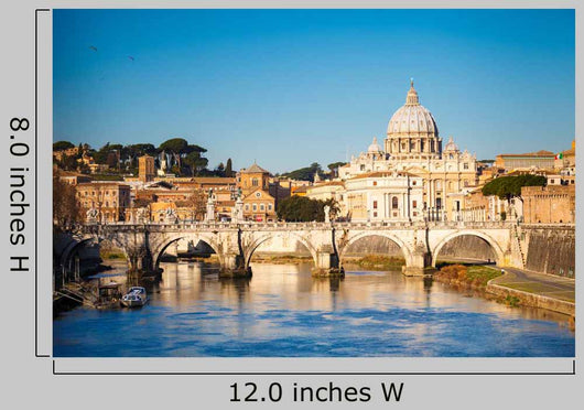 Tiber and St Peter's