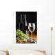 grape, cheese and wine Wall Mural