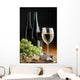 grape, cheese and wine Wall Mural