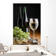 grape, cheese and wine Wall Mural