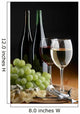 grape, cheese and wine Wall Mural