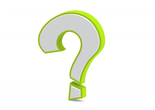 Question Mark in Green Wall Decal