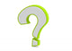 Question Mark in Green Wall Decal