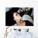 Portrait Young Black Woman Wall Mural