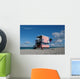 View of Patriotic Lifeguard Tower in South Beach Wall Mural