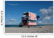 View of Patriotic Lifeguard Tower in South Beach Wall Mural