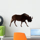 White-tailed Gnu over White Wall Decal
