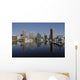 Baltimore skyline reflected in the Inner Harbor Wall Mural