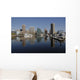 Baltimore skyline reflected in the Inner Harbor Wall Mural