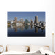 Baltimore skyline reflected in the Inner Harbor Wall Mural