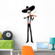 Mariachi Skeleton Band Violin Player Wall Decal
