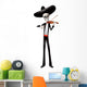 Mariachi Skeleton Band Violin Player Wall Decal