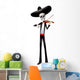 Mariachi Skeleton Band Violin Player Wall Decal