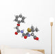 Penicillin V antibiotic molecule, chemical structure Wall Decal